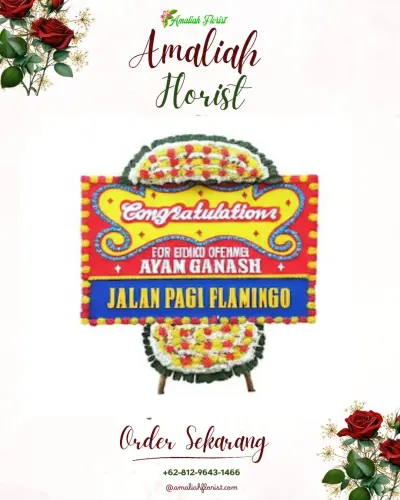Bunga Papan Congratulation di Jebed Utara